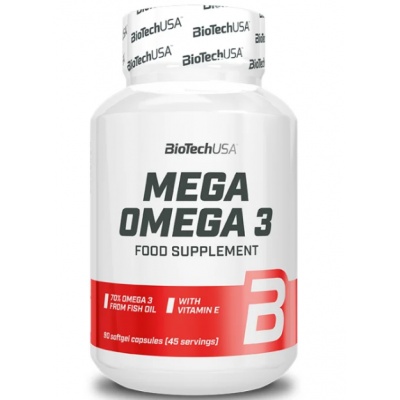 Антиоксидант BioTech Mega Omega 3 90 капсул