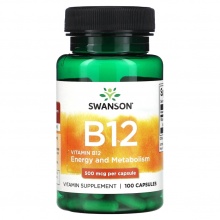  Swanson Vitamin B-12 500 mcg 100 