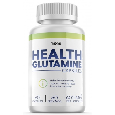 Глютамин Health Form L-Glutamine 60 капсул