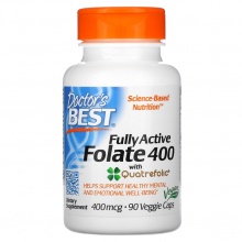 Витамины Doctor's Best Fully Active Folate 400 мг 90 капсул