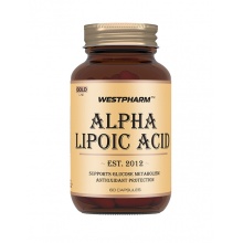Антиоксидант WestPharm Gold Line Alpha Lipoic Acid 500 мг 60 капсул