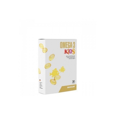 Антиоксидант Maxler Omega-3 Kids box 30 капсул