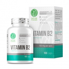 Витамины Nature Foods Vitamin B2 100 мг 100 капсул