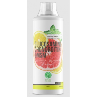  Nature Foods Glucosamine Chondroitine MSM Concentrate 1000 